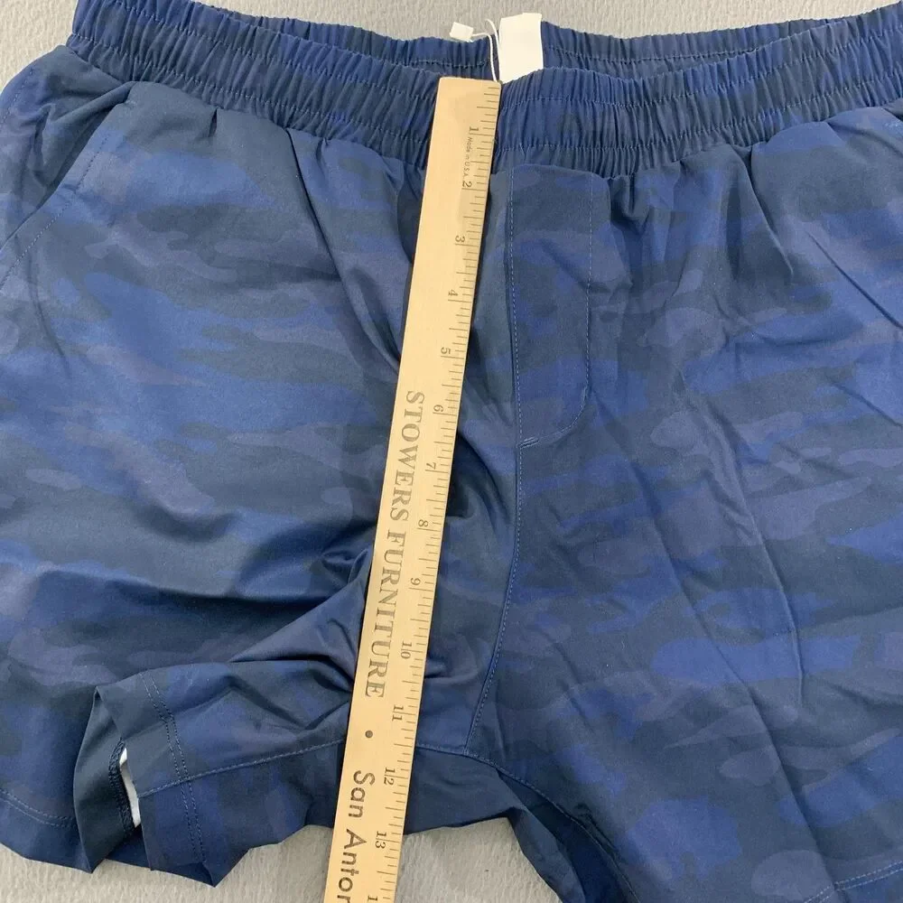 LINC Freedom Shorts Mens Large Camo Navy 5.5